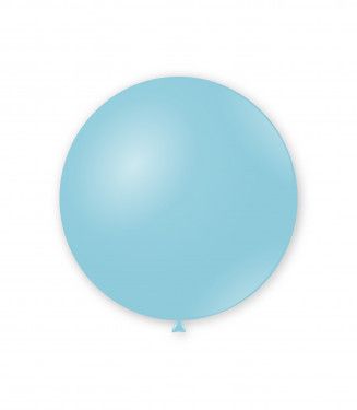 Балони пастел ROCCA - Бебешко Синьо / Baby Blue, 38см, 50 бр., G150 39