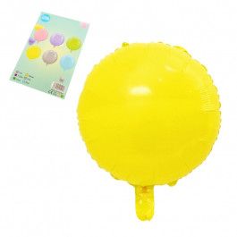 Балон Макарон /фолио/, жълт, 43см