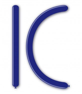 Балони за моделиране ROCCA, размер 4х120см, цвят индиго, 100бр., D4 50