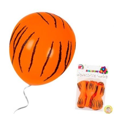 Балони с печат Тигър /10 броя/