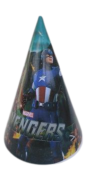 Парти шапки Отмъстителите 16см, 10 броя