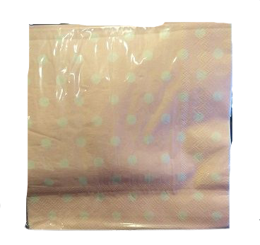 Салфетки на точки розови