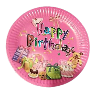 Чинийки за рожден ден 7''