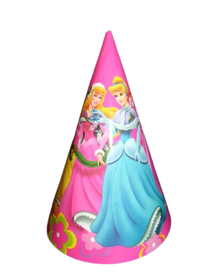 Парти шапки Принцеси 6, 20см