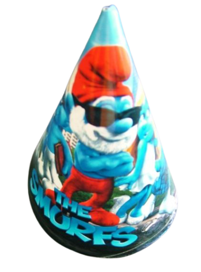 Парти шапки Смърфовете, 10бр., 20см