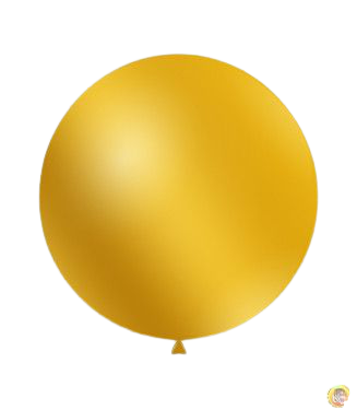 Балони металик ROCCA - Жълт металик / Metal Lemon Yellow, 38см, 50 бр., GM150 64