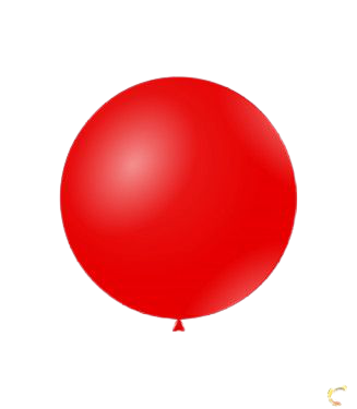 Балон пастел ROCCA - Тъмночервено / Dark Red, 38см, 1 бр., G150 28