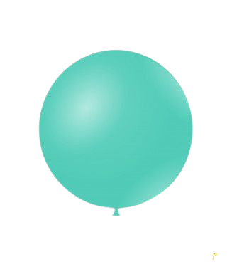 Балон пастел ROCCA - Aквамарин / Aquamarine, 38см, 1 бр., G150 51