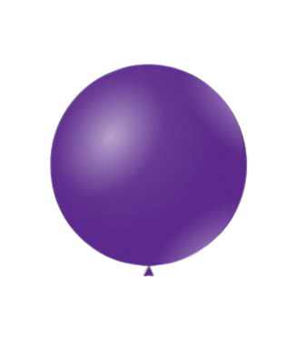 Балон пастел ROCCA - Лилаво / Purple, 38см, 1 бр., G150 84