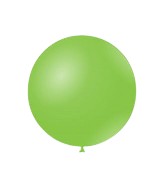 Балон пастел ROCCA - Светлозелено / Lime Green, 38см, 1 бр., G150 18