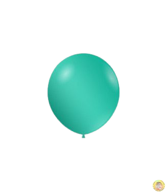 Малки кръгли балони металик ROCCA - Аквамарин металик / Metal Aquamarine, 13см, 100бр., AM50 75