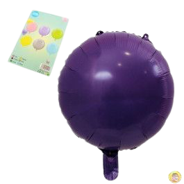 Балон Макарон /фолио/, лилав, 43см