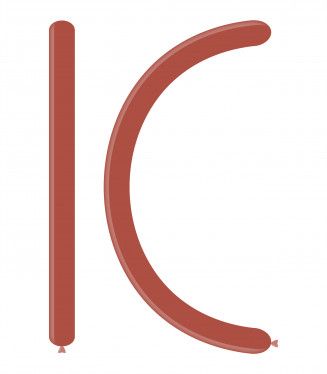 Балони за моделиране ROCCA, размер 4х120см, цвят антично розово/ пепел от рози, 100бр., D4 99