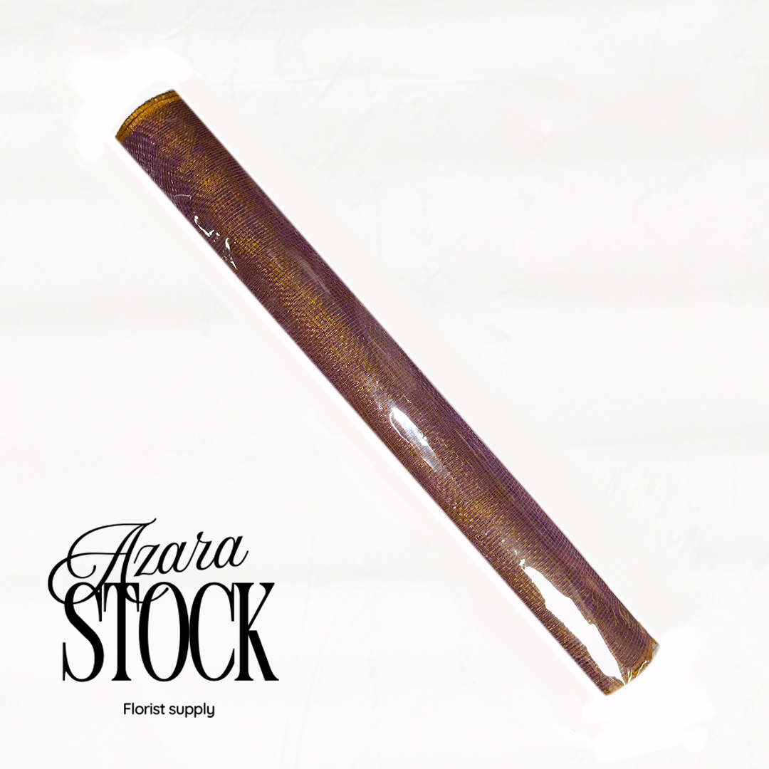 Мрежа лилаво със златно