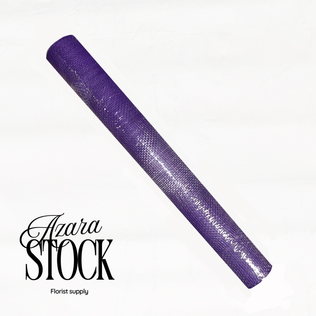 Мрежа тъмно лилаво със сребърно