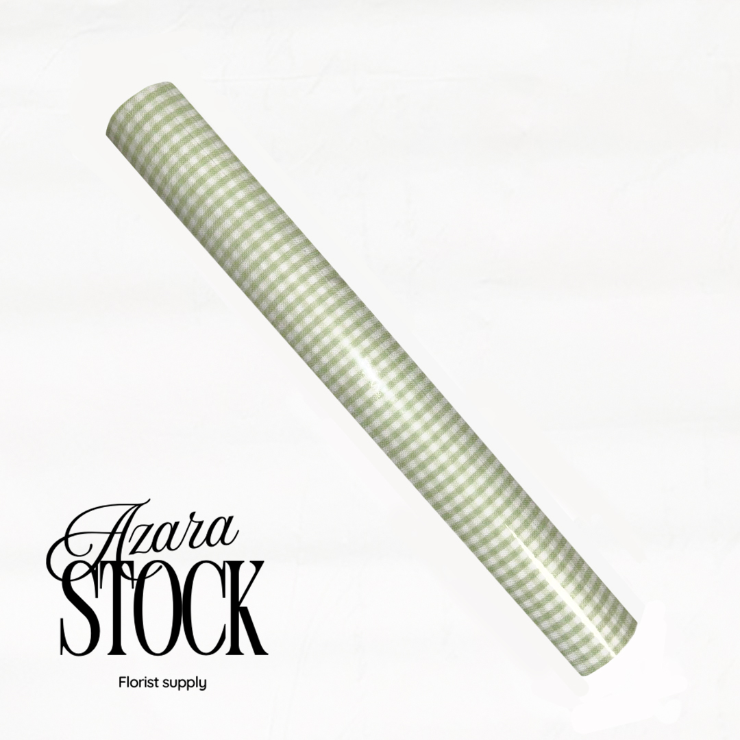 Текстил каре светло зелено