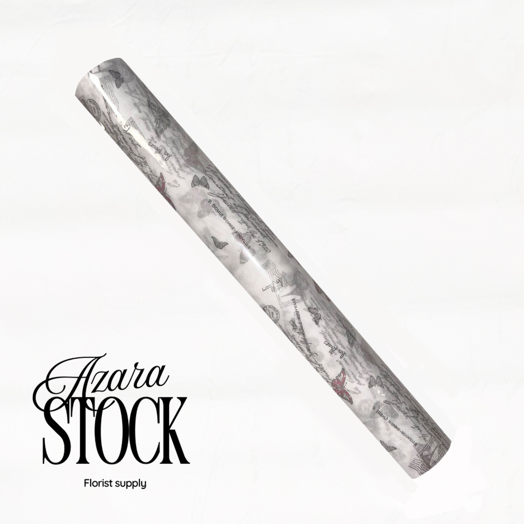 Текстил пеперуди червено