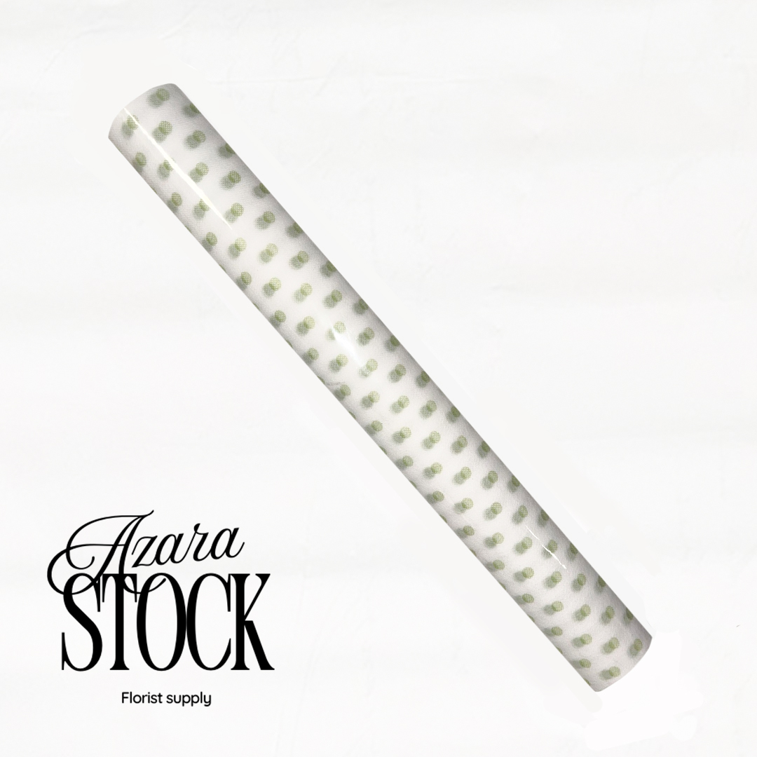 Текстил войнишко зелено точки