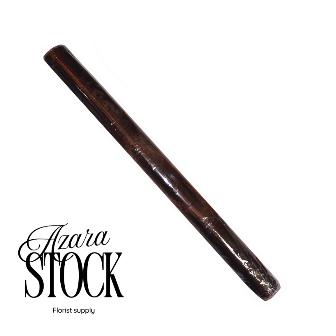 Органза тъмно кафяво